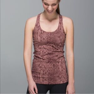 Lululemon Athletica Desert Snake Bark Berry Multi Cool Racerback